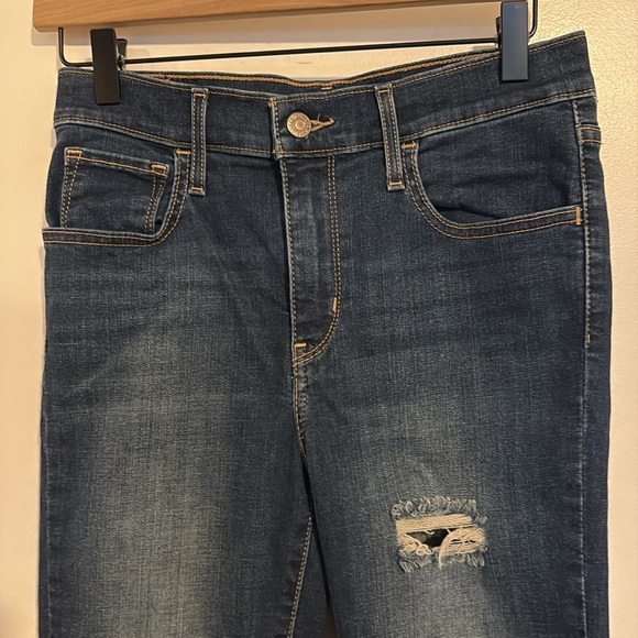 Levi’s Distressed 720 High Rise Super Skinny Jeans 27 - Picture 2 of 9